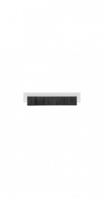 Щёточный ввод для настенных шкафов серии TWC и TWA, серый TWC-BRSH-GY