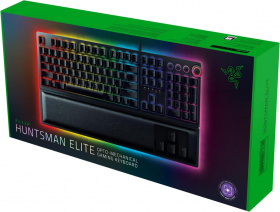 Игровая клавиатура Razer Huntsman Elite. Razer Huntsman Elite  Gaming keyboard  - Russian Layout Opto-Mechanical Clicky Purple Switch
