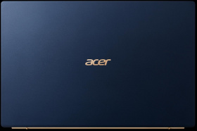 Ноутбук Acer. Acer Swift 5 SF514-54T-72ML  14"(1920x1080 (матовый) IPS)/Touch/Intel Core i7 1065G7(1.3Ghz)/16384Mb/1024SSDGb/noDVD/Int:Intel HD/Cam/BT/WiFi/war 3y/0.99kg/Blue/W10Pro
