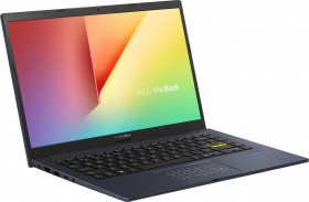 Ноутбук ASUS. ASUS X413JA-EB316 +mouse 14"(1920x1080 (матовый) IPS)/Intel Core i5 1035G1(1Ghz)/8192Mb/256SSDGb/noDVD/Int:Intel UHD Graphics/Cam/BT/WiFi/war 1y/1.4kg/Bespoke Black/DOS + Support NumberPad /