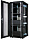 Шкаф напольный CloudMax 19"42U600x1200, передняя дверь одностворчатая перфорированная 63%,задняя дверь двустворчатая перфорированная 63%, плоск. упак., цвет черный Estap. Шкаф напольный CloudMax 19"42U600x1200, передняя дверь одностворчатая перфорированна CLD42U6012_M50_SVF63DVR63_F