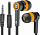 Defender Гарнитура для смартфонов Pulse 420 черный + оранжевый, вставки 63420