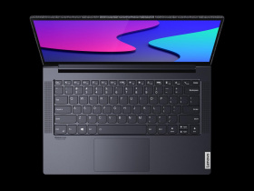 Ноутбук Lenovo. Lenovo Yoga Slim7 14IIL05 14"(1920x1080 IPS)/Touch/Intel Core i5 1035G4(1.1Ghz)/16384Mb/512SSDGb/noDVD/Int:Intel Iris Plus/Cam/BT/WiFi/60WHr/war 1y/1.4kg/grey/W10