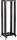 ITK 19" двухрамная стойка, 47U, 600x600, на роликах, черная LF05-47U66-2R