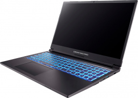 Ноутбук Dream Machines. Dream Machines G1650Ti-15RU66 15.6"(1920x1080 IPS 60Hz)/Intel Core i7 10750H(2.6Ghz)/16384Mb/512SSDGb/noDVD/Ext:nVidia GeForce GTX1650Ti(4096Mb)/Cam/BT/WiFi/-/49WHr/war 1y/1.85kg/noOS
