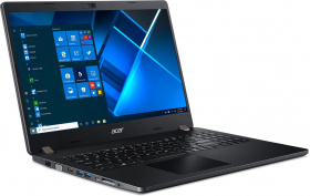 Ноутбук Acer. Acer TravelMate P2 TMP215-53-564X  15.6"(1920x1080 (матовый) IPS)/Intel Core i5 1135G7(2.4Ghz)/8192Mb/256SSDGb/noDVD/Int:UMA/Cam/BT/WiFi/48WHr/war 3y/1.8kg/Black/W10Pro + HDD upgrade kit, Fingerprint reader