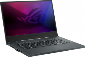 Ноутбук ASUS. ASUS ROG GU502LU-HN101T Zephyrus XMAS 15.6"(1920x1080 (матовый, 144Hz) IPS)/Intel Core i7 10750H(2.6Ghz)/16384Mb/512SSDGb/noDVD/Ext:nVidia GeForce GTX1660Ti(6144Mb)/BT/WiFi/war 1y/1.9kg/Prism Gray/W10