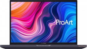 Ноутбук ASUS. ASUS ProArt W730G5T-H8099TS Q1 17"(1920x1200 (матовый) IPS)/Intel Core i7 9750H(2.6Ghz)/32768Mb/2048PCISSDGb/noDVD/Ext:nVidia Quadro RTX5000(16384Mb)/Cam/BT/WiFi/war 1y/2.5kg/Star Grey/W10 + ScreenPad