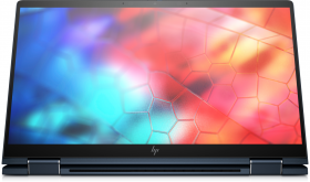 Ноутбук HP. HP Elite Dragonfly x360 13.3"(1920x1080)/Touch/Intel Core i5 8265U(1.6Ghz)/16384Mb/512SSD+32 OptaneGb/noDVD/Int:Intel HD Graphics 620/LTE/3G/56WHr/war 3y/1.1kg/blue/W10Pro + 1000 nit Sure View+Sleve