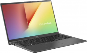 Ноутбук ASUS. ASUS A512JA-BQ1002R 15.6"(1920x1080 (матовый) IPS)/Intel Core i5 1035G1(1Ghz)/8192Mb/1000+128PCISSDGb/noDVD/Int:Intel UHD Graphics/Cam/BT/WiFi/war 1y/1.7kg/Slate Grey/W10Pro