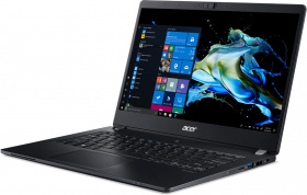 Ноутбук Acer. Acer TravelMate P6 TMP614-51T-G2-53KU  14"(1920x1080 (матовый) IPS)/Touch/Intel Core i5 10210U(1.6Ghz)/8192Mb/256SSDGb/noDVD/Int:Intel HD/Cam/BT/WiFi/war 3y/1.1kg/Black/W10Pro