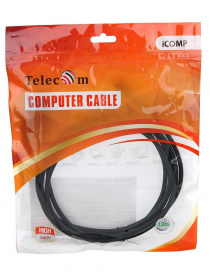 Кабель-адаптер USB3.1 Type-Cm --> HDMI A(m) 4K@30Hz, 1.8m, Telecom <TCC005-1.8M> VCOM. Кабель-адаптер USB3.1 Type-Cm --> HDMI A(m) 4K@30Hz, 1.8m, Telecom <TCC005-1.8M>