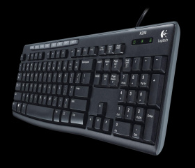 Клавиатура Logitech. Logitech Keyboard Media K200 USB Ret