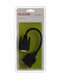 Кабель-разветвитель DVI-M --> 2X-DVI-F 0.2m , Telecom (TA655) VCOM. Кабель-разветвитель DVI-M --> 2X-DVI-F 0.2m , Telecom (TA655)