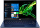 Ноутбук Acer. Acer Swift 5 SF514-54GT-724H  14"(1920x1080 (матовый) IPS)/Touch/Intel Core i7 1065G7(1.3Ghz)/16384Mb/1024SSD+32 OptaneGb/noDVD/Ext:nVidia GeForce MX350(2048Mb)/Cam/BT/WiFi/war 3y/0.99kg/Blue/W10Pro