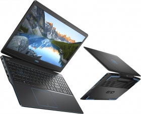 Ноутбуки Dell. Dell G3-3500 15.6"(1920x1080 (матовый, 144Hz) IPS)/Intel Core i7 10750H(2.6Ghz)/8192Mb/512SSDGb/noDVD/Ext:nVidia GeForce GTX1660Ti(6144Mb)/BT/WiFi/black/W10 + Backlit Kbrd