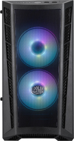 Корпус без блока питания Cooler Master. Cooler Master MasterBox MB311L, 2xUSB3.0, 2x120 ARGB Fan, w/o PSU, Black, mATX