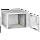 Шкаф монтажный настенный двухсекционный SNR 19", 12U  SNR-TWD-12-G