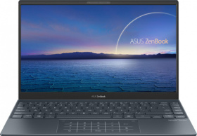 Ноутбук ASUS. ASUS UX325EA-AH045 +bag+cable 13.3"(1920x1080 (матовый) IPS)/Intel Core i7 1165G7(2.8Ghz)/16384Mb/512PCISSDGb/noDVD/Int:Intel Iris Xe Graphics/Cam/BT/WiFi/war 1y/1.07kg/Pine Grey/DOS + Support NumberPad / 90NB0SL1-M01510