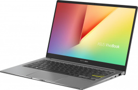 Ноутбук ASUS. ASUS S333JA-EG009T 13.3"(1920x1080 (матовый) IPS)/Intel Core i5 1035G1(1Ghz)/8192Mb/512SSDGb/noDVD/Ext:Intel UHD Graphics/Cam/BT/WiFi/war 1y/1.2kg/Indie Black/W10 + Support NumberPad /