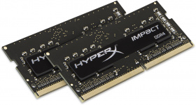 Память оперативная Kingston. Kingston 16GB 2933MHz DDR4 CL17 SODIMM (Kit of 2) HyperX Impact