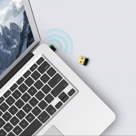 Адаптер Wi-Fi TP-Link. 150Mbps Wireless N Nano USB Adapter, Nano Size, Realtek, 2.4GHz, 802.11n/g/b, QSS button, autorun utility