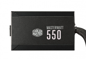 Блок питания 550 Ватт Cooler Master. Power Supply Cooler Master MasterWatt 550, ATX, 120mm, 6xSATA, 2xPCI-E(6+2), APFC, 80+ Bronze