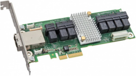 Экспандер SAS интерфейса Intel. RES3FV288 932895 28 internal port and 8 external port, SAS-3 12Gb/s expander card with ports configurable for input or output. RES3FV288 932895