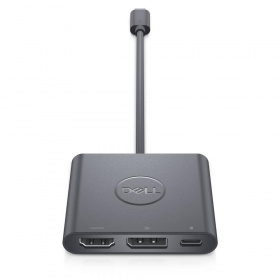 Адаптер - USB-C/HDMI/DP с функцией зарядки Dell. Dell Adapter USB-C/HDMI/DP w Power Delivery