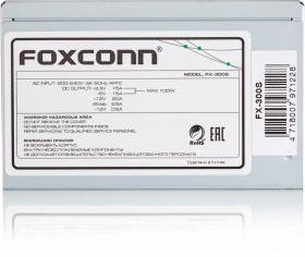 блок питания 300 Ватт Foxconn. Блок питания FOXCONN 300W SFX PSU, APFC, 80FAN, 3xSATA, 1x4PIN, 1x6PIN PCI-E, 24+4