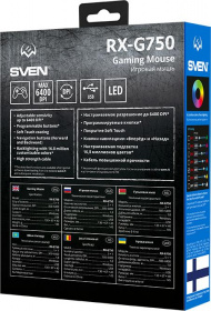 Игровая мышь SVEN RX-G750 Sven. Игровая мышь SVEN RX-G750