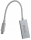 Кабель-адаптер USB 3.1 Type-Cm --> DP(f) 3840x2160@60Hz, 10Gbps, Aluminum Shell, 0,15m VCOM<CU422M>