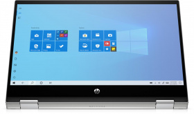 Ноутбук HP. HP Pavilion 14x360 14-dw1011ur 14"(1920x1080 IPS)/Intel Core i5 1135G7(2.4Ghz)/8192Mb/512PCISSDGb/noDVD/Int:Intel Iris Xe  /Cam/WiFi/45WHr/war 1y/Natural Silver/W10 + with LTE
