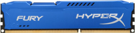Память оперативная Kingston. Kingston 8GB 1866MHz DDR3 CL10 DIMM HyperX FURY Blue Series HX318C10F/8
