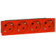 Msc Роз. 8М 4Х2К+З н.ст. 45°, с блок. (красн.)