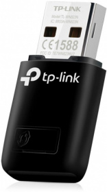 Адаптер Wi-Fi TP-Link. 300Mbps Mini Wireless N USB Adapter, Mini  Size, Realtek, 2T2R, 2.4Ghz, 802.11b/g/n TL-WN823N