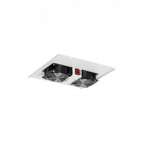 Вентиляторный блок TLK на 2 вентилятора для  шкафов TFI с глубинами 600 и 800мм и TWI с глубинами 45 TLK-FAN2-I-GY