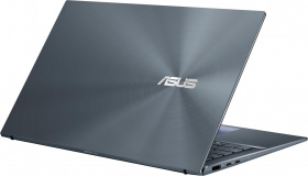 Ноутбук ASUS. ASUS UX435EA-A5049R +bag 14"(1920x1080 (матовый) IPS)/Intel Core i7 1165G7(2.8Ghz)/16384Mb/1024PCISSDGb/noDVD/Int:Intel Iris Xe Graphics/Cam/BT/WiFi/war 1y/1.19kg/Pine Grey/W10Pro + ScreenPad /