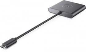 Адаптер - USB-C/2*USB-A с функцией зарядки Dell. Dell Adapter USB-C/2*USB-A with Power Delivery