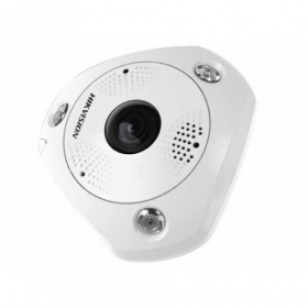 6Мп fisheye камера  (от -30°C до +60°C ), 1.27мм @F2.8;  угол обзора 360° ; 1/ 1.8" Progressive Scan
