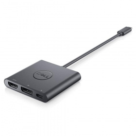 Адаптер - USB-C/HDMI/DP с функцией зарядки Dell. Dell Adapter USB-C/HDMI/DP w Power Delivery