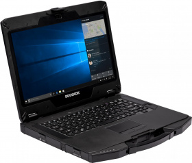 Защищенный ноутбук S14I Lite up to 3.40 GHz, Windows 10 Professional with 4GB RAM, 256GB SSD, 802.11a/b/g/n/ac Wireless, Bluetooth 5.0, HDMI, SD Card Reader, TPM, Standard Keyboard, IP53, 4ft Drop (without Docking Connector) Durabook. S14I i3 Lite,14" FHD