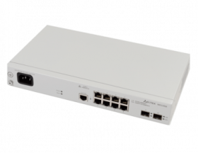 Ethernet-коммутатор MES2408, 8 портов 10/100/1000 Base-T, 2 порта 10/100/1000 Base-T/1000Base-X (SFP MES2408