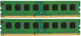 Память оперативная Kingston. Kingston DIMM 16GB 1333MHz DDR3 Non-ECC CL9  (Kit of 2) KVR13N9K2/16