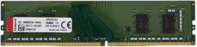 Память оперативная Kingston. Kingston DIMM 4GB 3200MHz DDR4 Non-ECC CL22  SR x16 KVR32N22S6/4