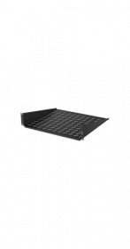 Полка 19" фронтальная 2U, глубиной 400мм, черная TLK-SHFR-400-BK			