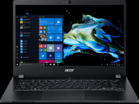 Ноутбук Acer. Acer TravelMate P6 TMP614-51T-G2-75NX  14"(1920x1080 (матовый) IPS)/Touch/Intel Core i7 10510U(1.8Ghz)/16384Mb/512SSDGb/noDVD/Int:Intel HD/Cam/BT/WiFi/war 3y/1.1kg/Black/W10Pro NX.VMTER.007