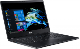 Ноутбук Acer. Acer TravelMate P6 TMP614-51-G2-54Q7  14"(1920x1080 (матовый) IPS)/Intel Core i5 10210U(1.6Ghz)/8192Mb/256SSDGb/noDVD/Int:Intel HD/Cam/BT/WiFi/war 3y/1.1kg/Black/W10Pro