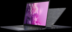 Ноутбук Lenovo. Lenovo Yoga Slim7 14IIL05 14"(1920x1080 IPS)/Touch/Intel Core i5 1035G4(1.1Ghz)/16384Mb/512SSDGb/noDVD/Int:Intel Iris Plus/Cam/BT/WiFi/60WHr/war 1y/1.4kg/grey/W10