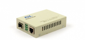 Медиаконвертер GIGALINK UTP-SFP, 10/100/1000Мбит/с в 1000Мбит/с (GL-GU-SFP-v2) GL-MC-UTPG-SFPG-F
